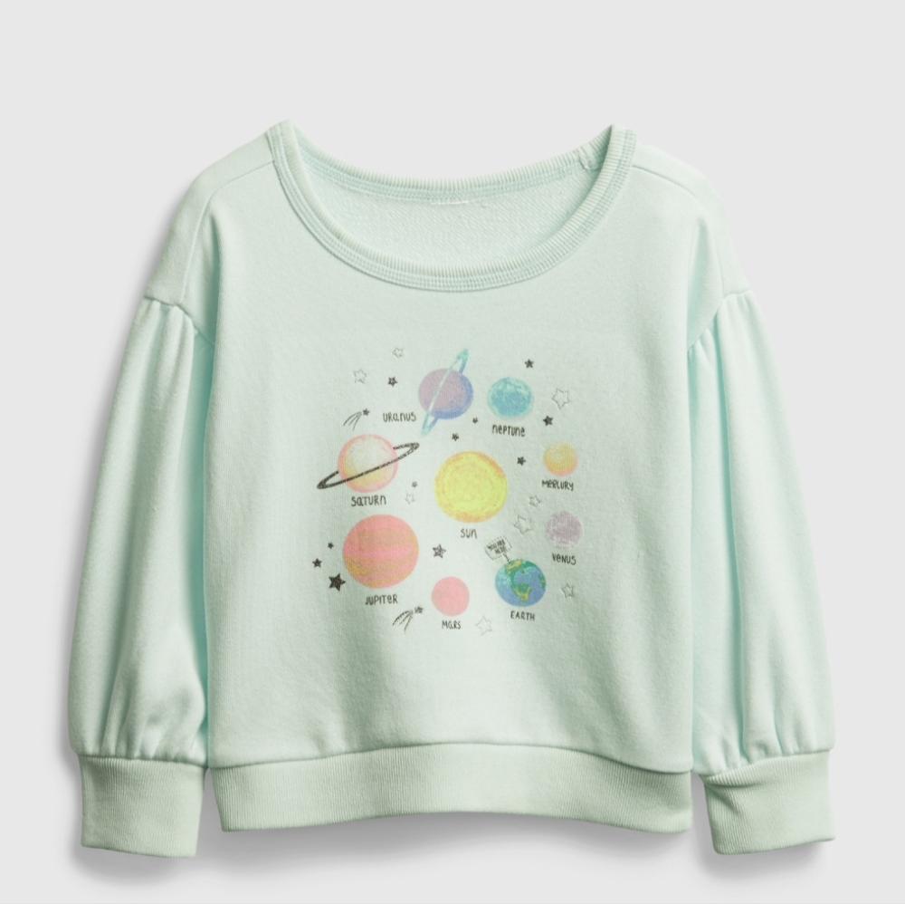 Baby Gap NWT Solar System Sweatshirt